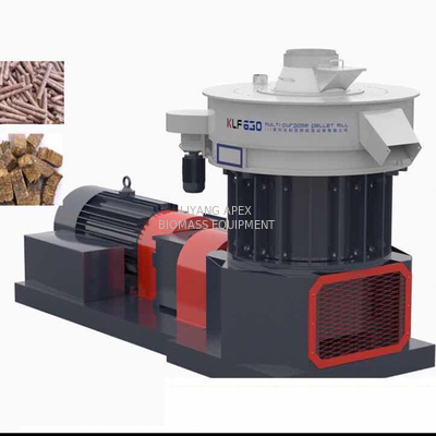 3 Roller 14.2ton Waste Wood Pellet Machine Paper Mill Plastic Waste