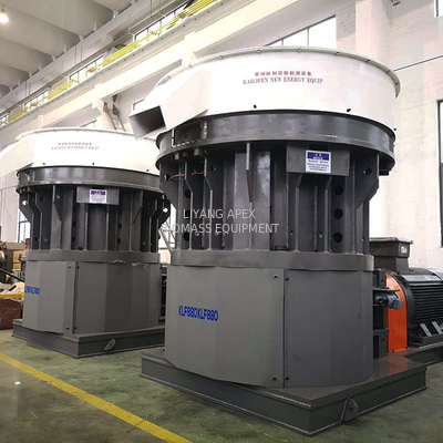 3 Roller 14.2ton Waste Wood Pellet Machine Paper Mill Plastic Waste