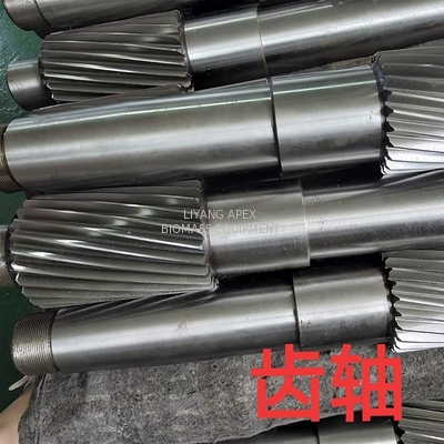 20CrMnti Gcr15 Spiral Gear Shaft Biomass Pellet Machine Spare Parts