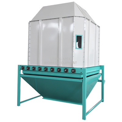 15t/H 6m3 Wood Pellet Mill Counterflow Pellet Cooler 1.1kw Pellet Cooling Machine