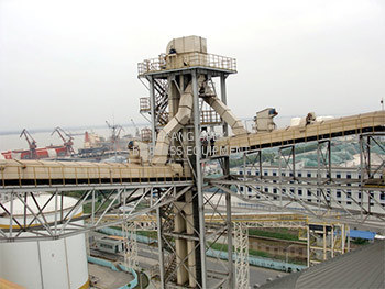30t/H TGSS Heavy Duty Inclined Belt Conveyor Drag Chain Conveyor Carbon Steel