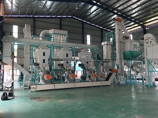 678mm 10t/H Wood Pellet Production Line 3mm Commercial Wood Pellet Mill