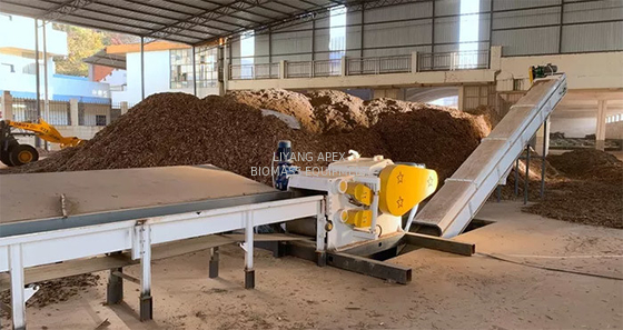 30t/H Eletric Drum Wood Crushing Machine 30mmWood Chip Making Machine