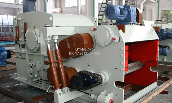 30t/H Eletric Drum Wood Crushing Machine 30mmWood Chip Making Machine