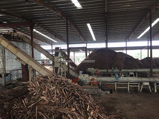 30t/H Eletric Drum Wood Crushing Machine 30mmWood Chip Making Machine