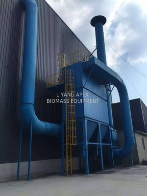 Wood Working Shop 120m2 Industrial Dust Collection System 120pcs Bag Filter Dust Collector