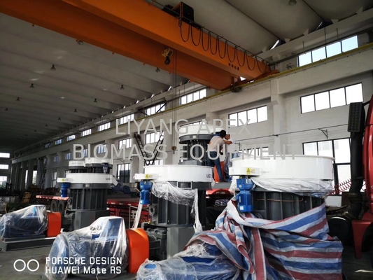 EFB Pellet Making Machine 4t/h No Adding Grease Sawdust Pellet Machine 3 Rollers
