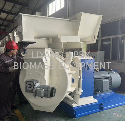 10TH Sludge Cake With Sawdust Straw Pellet Making Machine 4000 Kcal