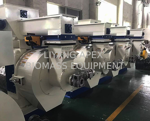 10TH Sludge Cake With Sawdust Straw Pellet Making Machine 4000 Kcal