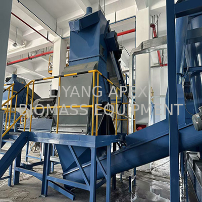No Dust High Level 10T/H Biomass Wood Pellet Plant Manufacture With Moving Floor