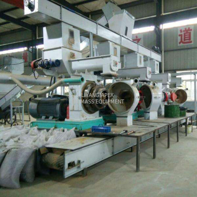 Automatic  1.5 To 2T/H Biomass Wood Pellet Machaine Electric Wood Pellet Mill