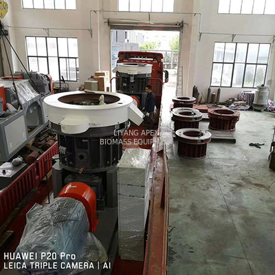 Municipal Solid Waste 14T RDF Pellet Milla 4t/H Wood Pelletizer Equipment Oil Cooling