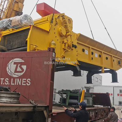 45# Mn 20mm Big Wood Crushing Machine 20TPH Fixed Waste Wood Crusher Machine