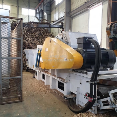 10t/H 20t/H Nail Small Electric Wood Chipper Machine Shredder 15mm