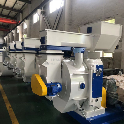 Automatic  1.5 To 2T/H Biomass Wood Pellet Machaine Electric Wood Pellet Mill