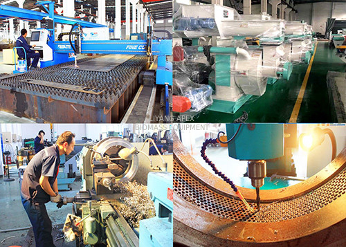 1tph To 20tph Wood Pellet Production Line 2 Rollers Biomass Pellet Making Machine
