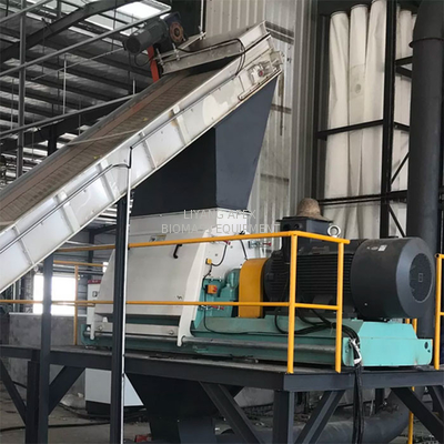 Paper Wood 6TPH 7TPH 132kw Hammer Mill Machine Water Drop Small Feed Grinder Mixer