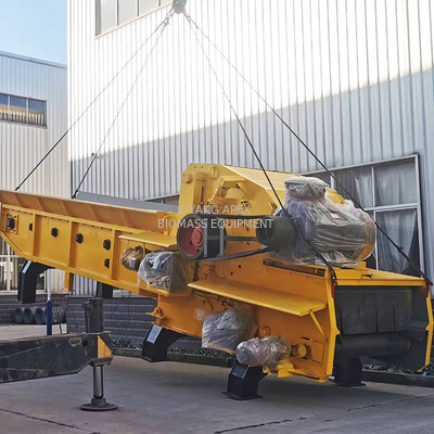 45# Mn 20mm Big Wood Crushing Machine 20TPH Fixed Waste Wood Crusher Machine
